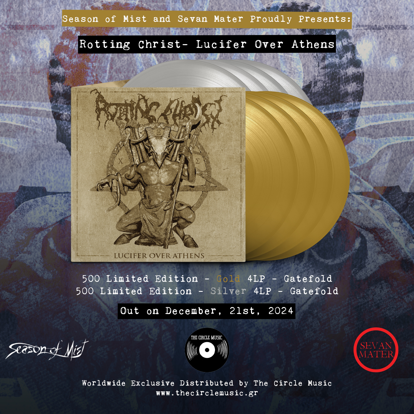 Rotting Christ  -   Lucifer Over Athens   